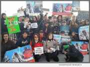 Animal Lovers protest, CBS