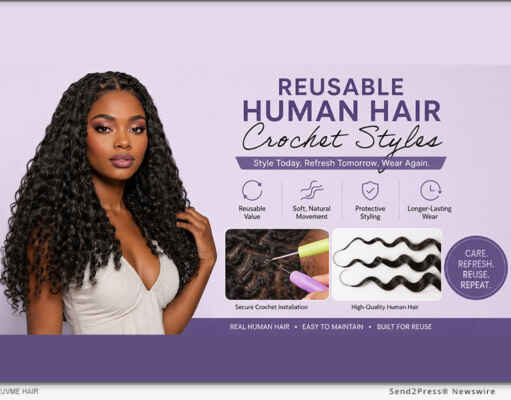 International Beauty Brand, LUVME, Shares its 2026 Expert Guide to Reusable Human Hair Crochet Styles