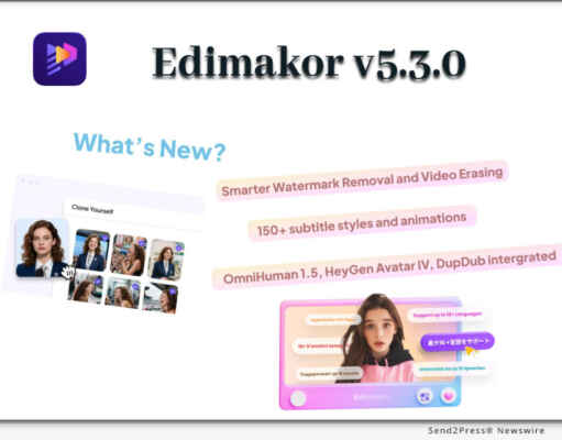 Updated HitPaw Edimakor V5.3.0 Adds Smarter Watermark Removal, Video Translation, AI Avatar and LUT Filters