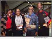 Rhanda Hopkins, Colgate Games' founder Fred Thompson